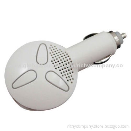 Dual USB Car Charger with Air Purifier